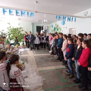 Astăzi, de Sfântul Andrei s-a dat start sărbătorilor de iarnă în gimnaziu